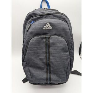 Adidas LoadSpring Backpack Gray Black Blue School Sport Travel Bag